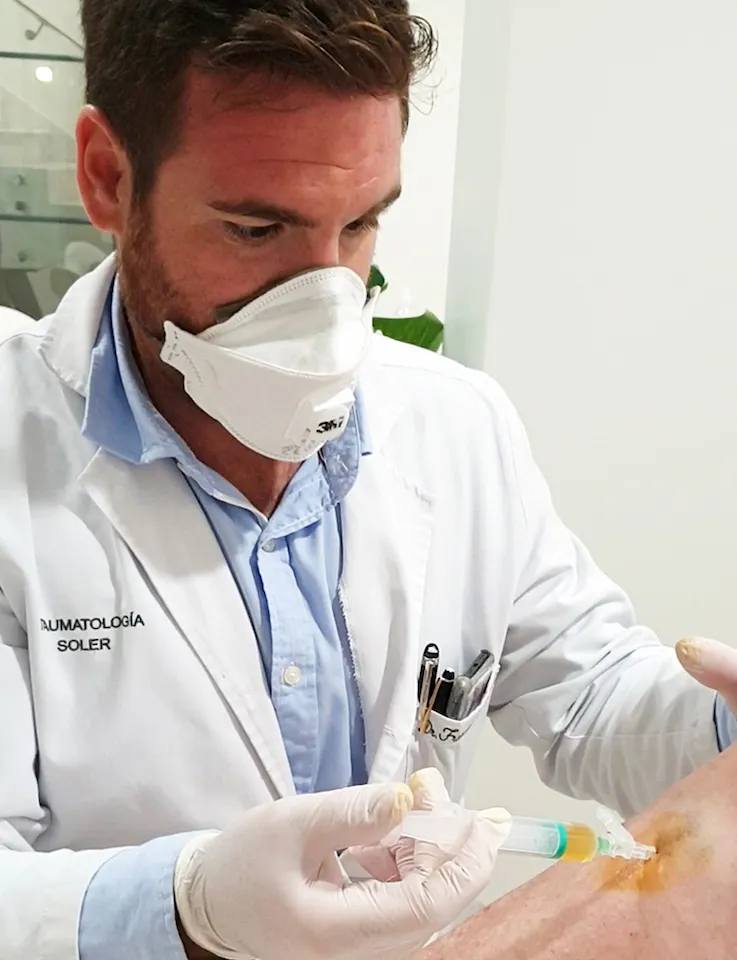 Dr. Soler Traumatólogo Elche Infiltración Rodilla